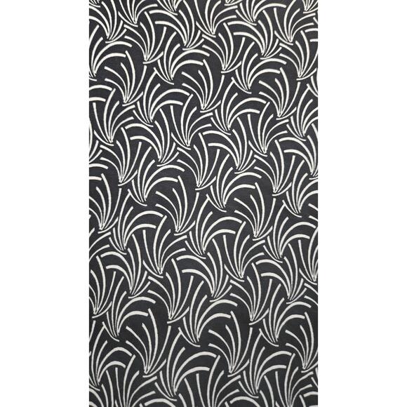 Alfani Womens Blouse 2X Black White Hi-Low Hem 3/4 Sleeves Partial Stretch - Picture 5 of 8
